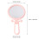 3Pcs Mini Mirror Pink Round Folding Compact Makeup Mirror for Women 1