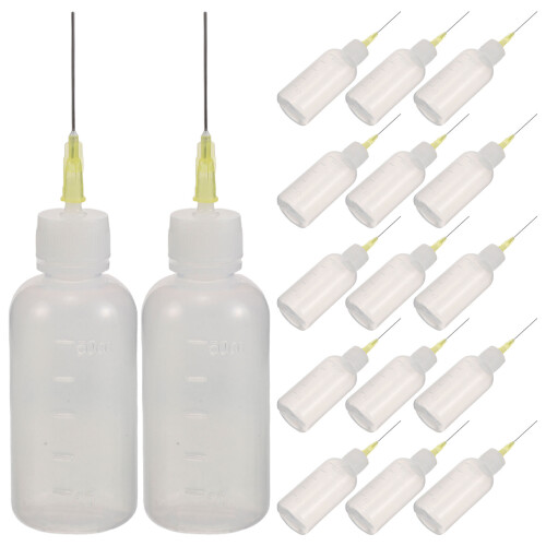 20Pcs 50Cc Model Train Grease Dispensers Plastic Bottles for Ho Scale