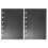 2Pcs Acrylic A7 Binder Shell Black 6-Hole Loose Leaf Notebook Cover 1