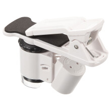 2Pièces Loupe 45X Compacte ABS Clip Portable