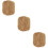 3Pièces Durable En Fibre De Palmier Marron Clair 11