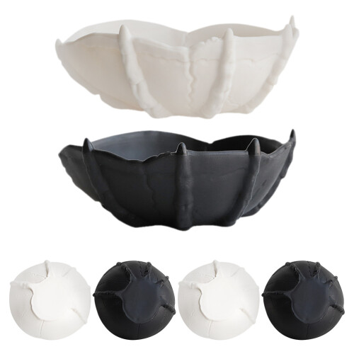 12Pièces Bol Halloween Main Osseuse Multi Usage 1