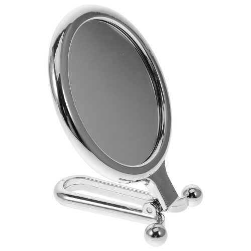 3Pcs Lightweight Folding Compact Mirror Silver Mini Chic Travel Gift 1