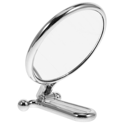 3Pcs Lightweight Folding Compact Mirror Silver Mini Chic Travel Gift 2