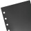 2Pcs Acrylic A7 Binder Shell Black 6-Hole Loose Leaf Notebook Cover 8