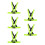 5Pcs Lightweight Reflective Vest Adjustable for Night Running Activity 4