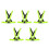 5Pcs Lightweight Reflective Vest Adjustable for Night Running Activity 6