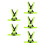 5Pcs Lightweight Reflective Vest Adjustable for Night Running Activity 7