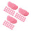 Tampons Coton Pour Vernis Ongles Rosé 6