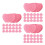 Tampons Coton Pour Vernis Ongles Rosé 10