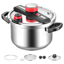 Snelkookpan - DUOKU - 26cm/9L - Inox 304 - 3-laags bodem - Inductie geschikt