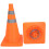2 pièces Cônes de signalisation pliables, 450 mm orange 1