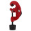 Coupe Manche Aluminium Rouge Pour Arc Cible 1