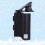 2Pièces Microscope Mobile Noir Clip Durable Loupe 60-100X Pour Phone 10