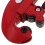 Coupe Manche Aluminium Rouge Pour Arc Cible 10
