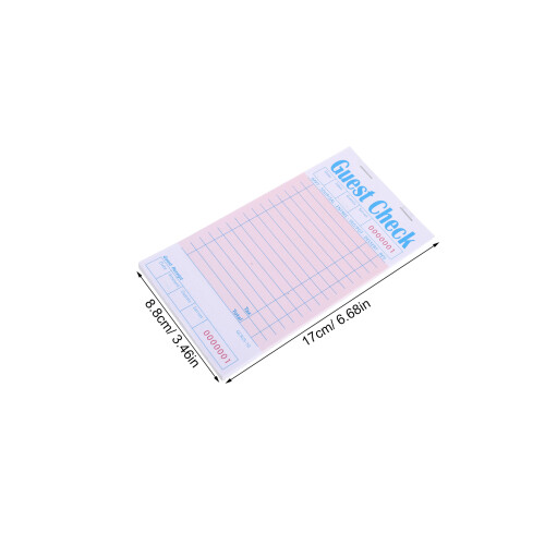 6Pièces Carnets De Commande Papier Pour Serveurs 2