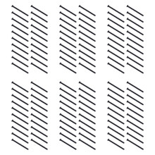 M3 X 45 mm Acero Aleado Hexagonal Cabeza de BotóN TORNILlos Negro 120 Piezas