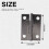 Rectangle Folding Closet Cabinet Door Hinge Hardware 1.5inch 80 Pcs 9