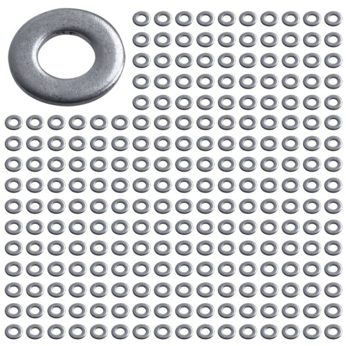 600Pcs M3 3 mm Metrisch 304 Edelstahl Unterlegscheibe