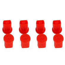 40PCS RC Agricultural Plant Protection UAV High Pressure Windproof Anti-Drift Flat Fan Spray Nozzles Red