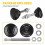 10 PCS Push Button Quick Release Hood Bonnet Pins Lock Clip Car Bumper  Kit 3