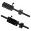 2X Heavy Duty Slide Bolt Gate  with A Padlock, Horizontal Bolt  Floor  Hardware (Black,10 Inch) 2