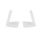 4X Badezimmer Winkel WC WC Wanne Bidet oder Semi Pedestal Befestigungssatz Schrauben 2