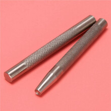 40Pack di Rivetti nel Rame e Sbavature (14 mm e 19 Mm) con 2 Pezzi di Rivetti Perforatori per Cinture, Borse, Collari, Lavorazione Della Pelle