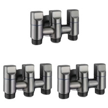 3X 3 Way Angle Valve Improve the Functionality of Your Home or Commercial Spaces with the Three Way Diverter Valve,B