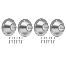 4X RV Table Base Aluminum Pedestal Table and Floor Mounting Base with 12 Mounting Holes and Screw
