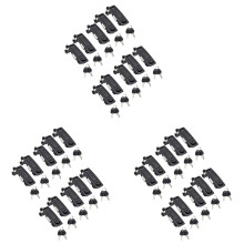 30PCS Compression Flush Lever Lock for Marine Car RV Door Hand Lock Adjustable Lever Latches Thickness:1-5mm