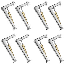 8X Heavy-Duty Upward Flap Door Air Pressure Lever Random Stop Furniture Hinge Soft Closing Slow Closing Cover Support
