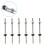 25cm Solar Hanger Bolts Solar Panel Roof Mounting Screws M10 Solar PV Panel Mounting Bracket for Fixing Solar Panel 12Pc 3