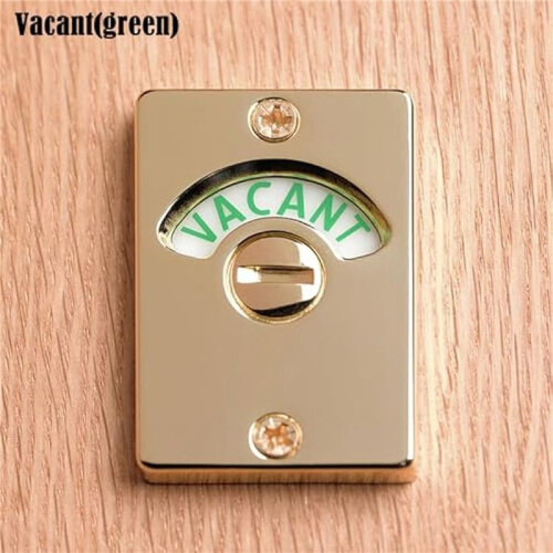 2X  Indicating Lock, Indicator Partition Indicator Lock with Occupancy Indicator,Toilet Stall Door  Lock 2