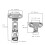 Marine Grade Boat Door Hatch Anti-Rattle Latches, Hold Down Clamp Latches, Solid Construction, Lockable,(4 PCS) 8
