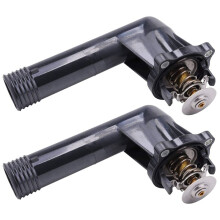 2X Termostato de Refrigeración Conjunto de Termostato 11531247125 para 3-ER E36 316 318 5-ER E34 518 Z3 E36 1.8 Termostato de Coche 11531432881