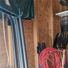 Heavy Duty Storage Organizer Steel Wall Mount for Garden Tools Shovel Rake Broom Organizer Wall Hook 4pcs