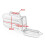 2X Motorcycle Toolbox Tool Box Storage for  DR250 Djebel TW200 TW225 7