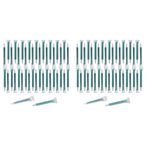 80 Piece Epoxy Mixing Nozzle Electrostatic Mixing Nozzle Cartridge Tip 50Ml/1.7Oz (1:1/1:2 Ratio) 16 Elements
