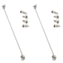 2 Pcs 40.6cm Catch Eye Cabin Hook Shed Gate Door Window Lock Hasp