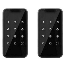 2X Electronic Digital Electronic Door Lock Fingerprint Press Password Keyless Keypad