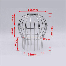 3X Drain Outdoor Dach Anti - Blocking Cap Runde Netzabdeckung Drainage Bodenlinie Leak Gutter Guard Filter-110