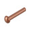 500 Pcs 5/64Inch x 25/64Inch Round  Copper Solid Rivets Fasteners 6