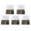 Threaded Inserts Nuts, Wood Insert Assortment Tool Kit, M4/M5/M6/M8 Furniture Screw Inserts Bolt Fastener(825 PCS) 1
