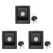 3X Rv Car Paddle Entry Door Lock Handle Knob -Trailer Pull Type Panel Door Lock