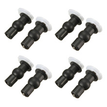 4 Pair of Screws for Toilet Toilet Lid Toilet Toilet Cover Black