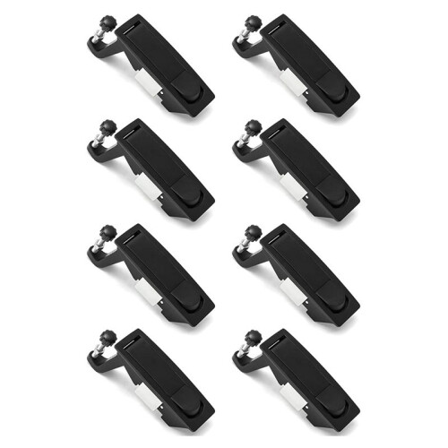 16Pcs Compression  Lock Zinc Alloy Flush Lever  Adjustable Grip Range 0.04 Inch-0.94 Inch 1