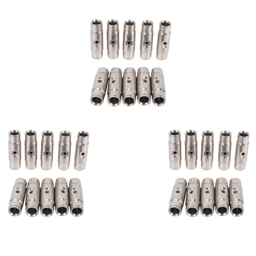 30Pcs 3/8 Inch Slip Lok Misting Nozzle Coupling Tees 10/24 UNC 1000 PSI Quick Connect