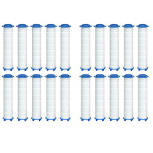 20Pcs Replacement Shower Filter for Hard Water - High Output Shower Water Filter to Remove Chlorine and Fluoride