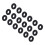 1000 Pcs O-Ring in Nitrile Rubber 6 X 2 mm 8